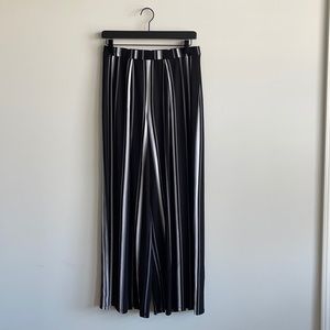 Philosophy black and white stripe pants